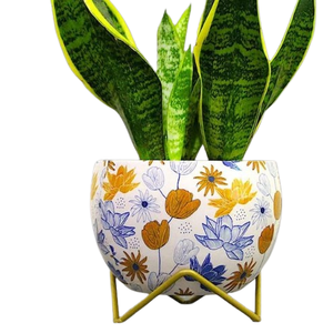 Accessoires de décoration d'intérieur de style moderne Vase de table imprimé autocollant de pot de fleur pour les fêtes de mariage-Vase organisateur fabriqué - Product Image 2