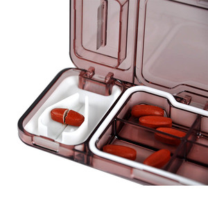 กล่องยาสำหรับเดินทาง,กล่องยาวัสดุ ABS เคสตู้ยาแท็บเล็ต - Product Image 3