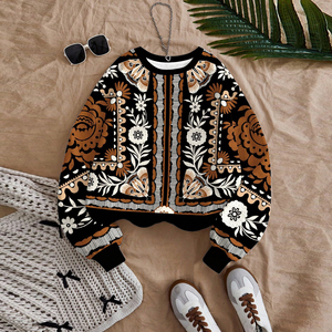 Sweat-shirt d'hiver personnalisé à broderie et sublimation, marque privée, usine OEM, tissu doux à séchage rapide, streetwear tendance, confortable - Product Image 1