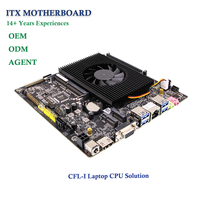 OEM/ODM 170*170mm ITX Motherboard Intel I5 I7 Laptop CPU Slution 2xDDR4 32GB papan Mini dengan RJ45 LAN Port mendukung 8USB 6COM