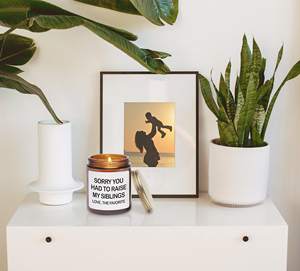 Bougie parfumée de luxe en emballage noir pour homme, parfum de Cologne - Product Image 5