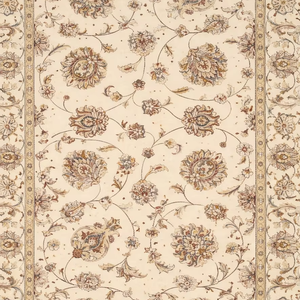 Tapis tissé floral en polyester pelucheux moderne lavable fait à la main |   Tapis de sol uni au design classique pour la décoration intérieure - Product Image 1