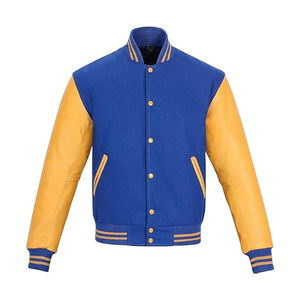 Veste pour hommes entièrement personnalisée OEM avec des conceptions à manches longues Veste Lettermen en gros État neuf à bas prix - Product Image 6