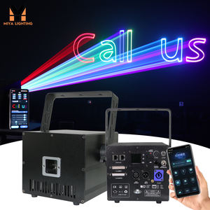 Contrôle de l'application laser DJ C1-705A 5 <span class=keywords><strong>watts</strong></span>, lumières de fête d'animation 3D, projecteur de lumière laser DMX512, 5 W pour scène, clubs, anniversaires - Product Image 2