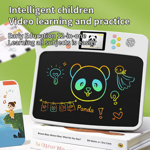 Cuscinetti per scrittura digitali LCD a doppio schermo per scrittura magica tavoletta penna stilo con scheda di apprendimento interattivo regalo per studenti dotati - Product Image 3