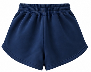 Index Sportswear <b>Women's</b> <b>Navy</b> Shorts <b>Skirt</b> High Waist Elastic Breathable Pockets Right Leg Logo Sporty Style Knitted Polyester - Product Image 2