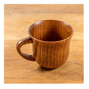 Tasses à thé en bois de nouvelle conception de qualité supérieure avec poignée finition brillante taille personnalisée pour cuisine maison Restaurants vaisselle déco - Product Image 5