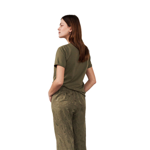 เสื้อยืดผู้หญิงแบบเรียบ ผ้าฝ้าย 100% 180gsm สั่งทำได้ พิมพ์โลโก้ได้ ขายส่ง - Product Image 6
