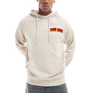 OEM/ODM 100% algodón 300 GSM hombres pulóver caída hombro básico sudaderas con capucha de alta calidad streetwear cómodo hip hop hombre Sudadera con capucha - Product Image 1