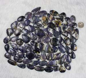 Cabochons de jaspe bertrandite naturel pour la fabrication de bijoux, lot de pierres précieuses de jaspe bertrandite, cabochon en vrac, pierres précieuses en vrac - Product Image 3