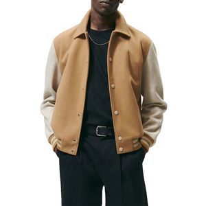 Veste de baseball universitaire en laine pour hommes personnalisée pour les hommes col montant style pour l'hiver personnalisation vestes Letterman - Product Image 4