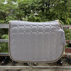 Tapis de selle de cheval matelassé 100% coton-Tapis d'équitation tout usage | Diamant ou couture de canal | Couleurs personnalisées - Product Image 4