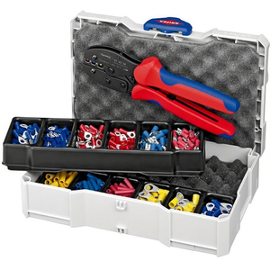 ชุดขั้วต่อสายเคเบิล KNIPEX 286 ชิ้น ขนาด 0.5-6 มม. กล่องพลาสติกสำหรับงานฝีมือ - Product Image 3