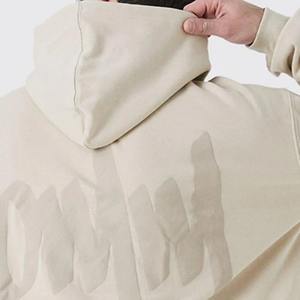 Sudaderas con capucha para hombre lavadas con ácido de invierno personalizadas al por mayor, jersey de poliéster/algodón transpirable de 340g ecológico fabricado en Pakistán - Product Image 6