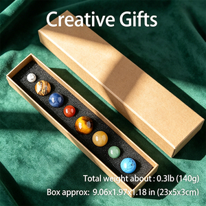 Adorno de Cristal Precioso de los Nueve Planetas, <span class=keywords><strong>Amatista</strong></span> y Ojo de Tigre, Decoración Feng Shui para el Hogar y la Oficina, Regalo de la Marca SM, Tallado y Grabado con Diamantes - Product Image 2
