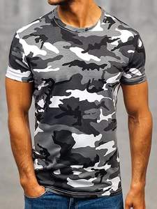 Camisetas Ligeras de Manga Corta para Hombre, Unisex, 100% Algodón Peinado, con Estampado de Letras, Protección Solar UPF 50+, Secado Rápido, para Senderismo y Pesca - Product Image 6