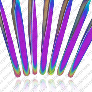 ชุดแหนบต่อขนตาแบบโค้งทำจากโรงงานใช้ซ้ำได้ชุดทำมือพิมพ์โลโก้แบบกำหนดเองสำหรับแหนบขนตาปลายโค้ง - Product Image 3