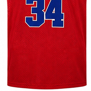 Custom Design Printed Lincoln 34 <b>Red</b> Basketball Jersey BENEFIT ENTERPRISES Unisex Plus Size <b>Mesh</b> Sleeveless Crew Neck Breathable - Product Image 3