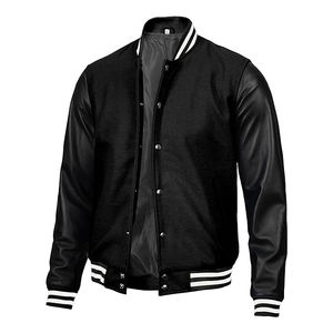 Plus Size Coated Formal College Baseball Varsity Jacket with Custom Logo and Front Design Wholesale Custom Made Unisex - Product Image 3