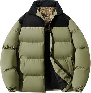 Blouson matelassé en polyester pour homme 2025 – Style personnalisé, col montant, logo frontal, séchage rapide, respirant, écologique, décontracté, pour l'hiver - Product Image 5