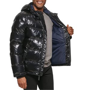 Veste bouffante d'hiver personnalisée de qualité supérieure pour hommes Veste bouffante à col montant personnalisée à vendre à prix de gros - Product Image 4