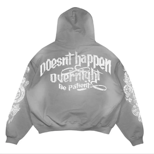 Sudadera con capucha de gran tamaño de algodón 100% de alta calidad, forro polar grueso, hombro caído, liso en blanco, personalizado, sudaderas con capucha de bajo precio para hombres, fabricante - Product Image 3