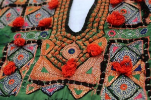 <b>Vintage</b> Boho Banjara Embroidered Neck Yoke Banjara Embroidery Collar Banjara Fabric Textile - Product Image 6