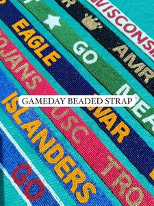 Correa de Lámpara con Cuentas de Semillas, Material de Níquel, Color Rojo y Blanco de Moda para Decoración de Fiestas de Cumpleaños - Product Image 4