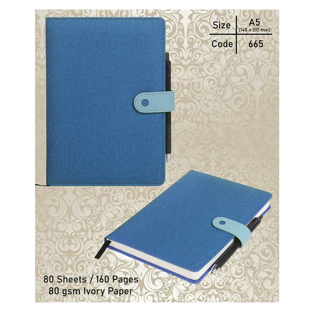 Custom Design di lusso copertina in pelle Notebook Design personalizzato Notebook Notebook caseificio per gli studenti di ufficio dipendenti insegnanti