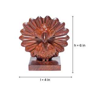 Soporte para Gafas con Forma de Pavo Real Hecho a Mano para Exhibición - Product Image 2