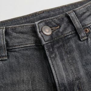 Nouveauté Ensemble veste et pantalon en jean pour femme, décontracté, lavé, coupe slim, design personnalisé, vente en gros, ensemble en jean pour femme, streetwear tendance - Product Image 4