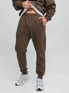 Alta calidad personalizable 100% algodón 380 GSM hombres entrenamiento Jogging bordado chándales para hombres ropa hombre 100% conjuntos de algodón - Product Image 3