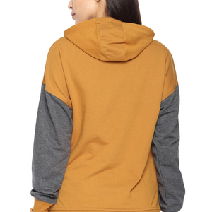 Sudaderas con capucha de mujer con logotipo personalizado 100% sudaderas con capucha de alta calidad para mujer sudaderas con capucha con hombros caídos para niñas OEM - Product Image 3