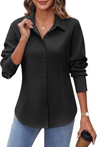 Blusas de Botones Casuales de Alta Calidad para Mujer, Camisas Elegantes de Ajuste Regular y Manga Larga para Oficina con Bordado, Fabricante y Exportador - Product Image 5