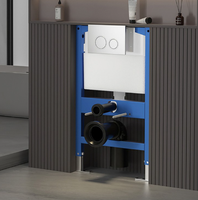 W230 Toilette intelligente Réservoir mural noir en forme de cuvette avec siège télécommandé Chauffage et installation facile Comprend un panneau de boutons