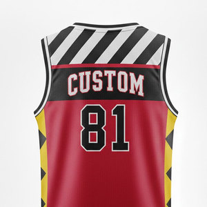 เสื้อกล้ามบาสเก็ตบอลแบบสั่งทำพิเศษสำหรับผู้ชาย เสื้อทีมพิมพ์ลายตามสั่ง เสื้อแขนกุดสำหรับกีฬา - Product Image 6