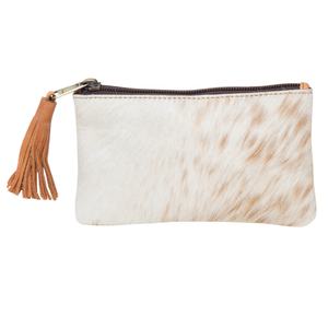 Nouvelle arrivée Bohème Western femmes véritable peau de vache bracelet pochette élégant fourre-tout fronde conception personnalisée gland pour l'automne - Product Image 2