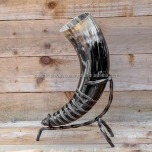 Cuerno para beber vikingo de ágata pulida ecológica hecho a mano natural de alta calidad para restaurante doméstico y hotel de la India. - Product Image 4