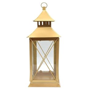 Hot Selling New Design Hanging Candle Lantern Home Accent Wholesale Price Candle <b>Stand</b> Metal in Iron Gold Plated Candle Pot - Product Image 4