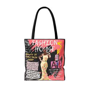 Bolso Tote de Diseño Único y Elegante, de Alta Calidad, en Cuero Genuino y Poliéster con Estampado Floral, para Uso Diario en Otoño - Product Image 5
