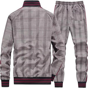 Survêtement pour homme, coupe ajustée personnalisée, uni, fermeture éclair intégrale, survêtement de sport 2 pièces, survêtement pour homme, téléchargé par Dress Sports - Product Image 3