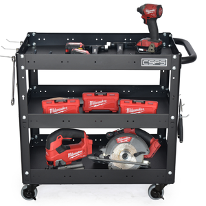 Carro de herramientas rodantes de acero inoxidable de 3 niveles del fabricante vietnamita con ruedas, opciones personalizables OEM - Product Image 5