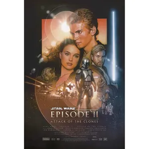 Póster de pared de estilo moderno de Star Wars Episodio II - Product Image 1