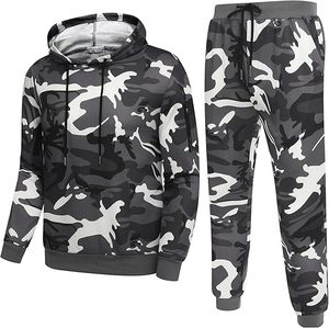 Último Diseño de Ropa Deportiva de Invierno, Conjuntos Deportivos con Capucha, Sudaderas de Peso Medio, Traje Deportivo de Camuflaje Unisex, Hecho en Fábrica, en Oferta - Product Image 1