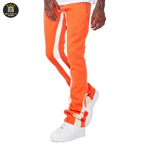 กางเกงวอร์มขาบานเอวกลางน้ำหนักเบาสำหรับผู้ชาย พร้อมบรรจุภัณฑ์แบบกำหนดเอง ดีไซน์ OEM - Product Image 4