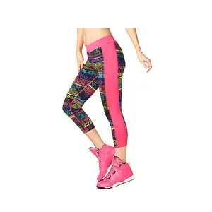 New fast dry running seamless high elastic sports bra Capri Pants fitness suit Yoga suit women