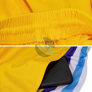 100% Polyester Materiaal Van Hoge Kwaliteit Basketbaluniform Beste Ontwerp Aangepast Buitensportkleding Basketbaluniform - Product Image 5