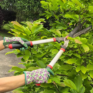 Guantes de Jardinería de Cuero del Fabricante, Guantes de Trabajo con Movimiento Flexible para las Manos, Adecuados para Limpieza al Aire Libre y Cuidado del Césped - Product Image 5
