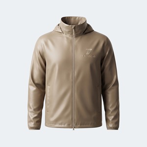 High Quality <b>Lightweight</b> Breathable Stand Collar Unisex Windbreaker Jacket Solid Color Streetwear Style Waterproof <b>Coat</b> - Product Image 1
