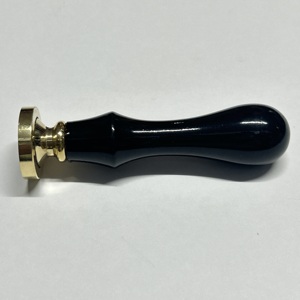 Producto estrella: Sellos cuadrados de latón negro de 22 mm con mango de madera de arce para tarjetas de felicitación hechas a mano y álbumes de recortes - Product Image 3